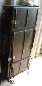 lot 51 image: Featherlite folding display board in case