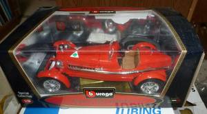 lot 26 image: Burago 118 scale Alfa Romeo die cast car