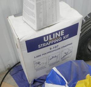 lot 180 image: Box of uline strapping