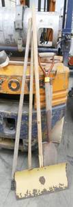 lot 144 image: Group of shovels and hoe