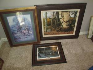 lot 80 image: Lot of assorted frames prints inclu...
