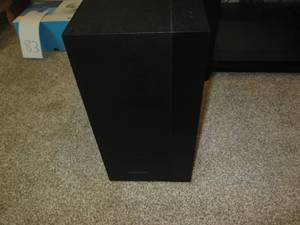lot 84 image: Samsung subwoofer and other electro...