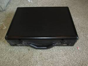 lot 89 image: Hardside combination style locking ...