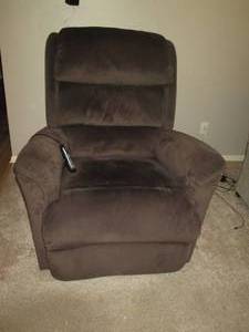 Brown microfiber Ultra Comfort lift...