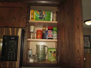 lot 92 image: Water Pitcher, seasoning shakers, m...