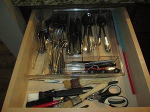 lot 95 image: Stainless steel flatware with other...