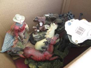 lot 121 image: Lot of cast western and other...