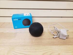 lot 19 image: Amazon Echo Dot 5th Generation- Bluetooth, Cables included