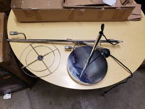 lot 24 image: Safavieh Illumina 3-light Capiz Floor Lamp-Missing Pieces