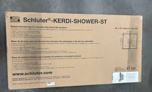 lot 72 image: Schluter Kerdi 48 x 48 Shower Floor