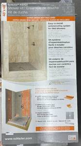 Schluter Kerdi 48" x 48" Shower Kit - Stainless