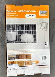 lot 67 image: Schluter 12 x 6 Shower Niche