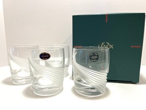 lot 188 image: Set of 4 Lenox Windswept Full Lead Crystal Double Old Fashioned Glasses with Box
