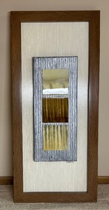 lot 16 image: P. St Germain Framed Abstract Mixed Media Artwork 