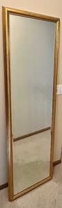 lot 52 image: Large Gold Framed Wall Mirror