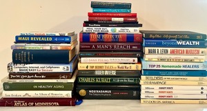 lot 229 image: Collection of Assorted Hardcover and Softcover Books Including Health, History, and Reference