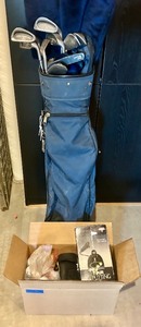 lot 275 image: Golf Club Set with TourStaff Bag, Pro Tour Electric Putting Cup, and Accessories