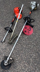 lot 308 image: Echo PAS-225 and Echo SRM-240 Trimmer Brushcutter Lot with Stihl Blade