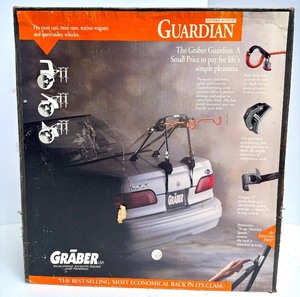 lot 313 image: Graber Guardian Model 1053Z Two Bicycle Trunk Mounted Carrier