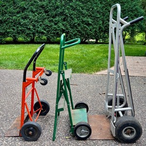 lot 340 image: Lot of 3 Hand Trucks and Dolly Carts - Various Sizes