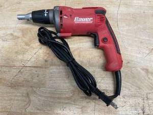 lot 118 image: BAUER 5 Amp Variable-Speed Drywall Screwdriver with Adjustable Nosepiece (08112550)