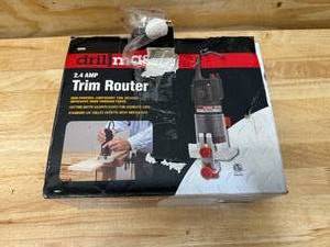 lot 78 image: drillmaster 2.4 Amp Trim Router (08112530)