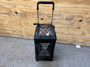 lot 81 image: VIKING Wheeled Battery Chargerengine starterAlternator Tester (Not Working) (081125200)