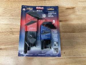 lot 65 image: Eklind 22pc Hex Key Set (0811250)