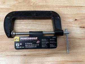 lot 51 image: Powerbuilt C-Clamp (0811254.76)
