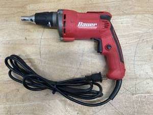 lot 142 image: BAUER 5 Amp Variable-Speed Drywall Screwdriver with Adjustable Nosepiece (08122550)