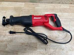 lot 143 image: BAUER 10 Amp Variable-Speed Reciprocating Saw (08122555)