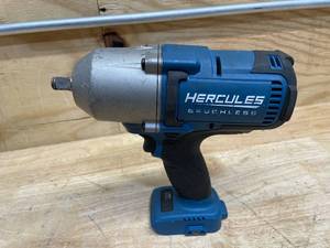 lot 144 image: HERCULES 20V Brushless Cordless, 12 in. High-Torque Impact Wrench with Friction Ring - Tool Only (081225180)