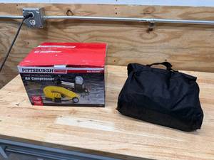 lot 178 image: Pittsburgh 12 Volt, 150 PSI, High Volume Air Compressor (08132575)