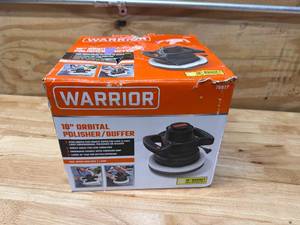 lot 46 image: WARRIOR 1 Amp, 10 in. Orbital PolisherBuffer (08132525)