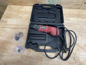 lot 190 image: CHICAGO ELECTRIC POWER TOOLS 1.3 Amp Variable-Speed Rotary Tool Kit, 31 Piece (08142525)