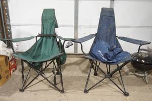 lot 21 image: Camping Chairs 2ct