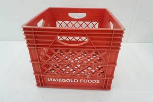 lot 61 image: Marigold Foods Red Milk Crate