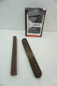 lot 123 image: Schlage Door Handle, vintage iron window weight