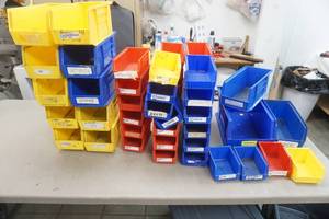 lot 135 image: Hardware storage bolt bins
