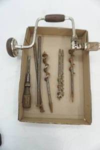 lot 151 image: Vintage hand drill