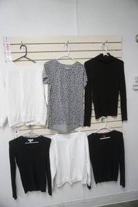 lot 202 image: Womens Tops (6ct) Time and True, Merona, Hanes