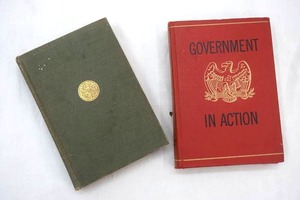 lot 244 image: Vintage Books Government In Action 1944 Edition & The Little Shepherd of Kingdom Come by Jon Fox Jr.