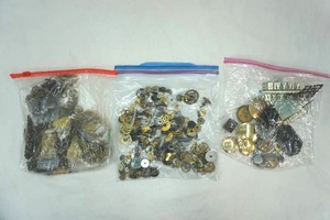 lot 283 image: 3 Bags of Clock Parts