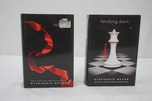 lot 293 image: (2ct) 1st Edition Stephanie Myers Eclipse & Breaking Dawn Books