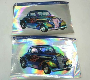lot 336 image: International Holographic Paper- Prismatic Illusions- Car Posters