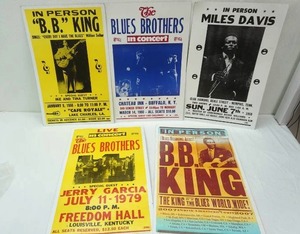 lot 338 image: Vintage Concert Posters 14x22