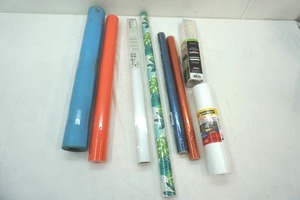 lot 352 image: 3M Masking Paper, Roll of Mesh, Roll of Vinyl and more