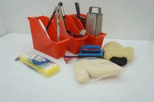 lot 370 image: Kitchen Utensils and File Containers