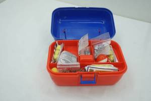 lot 373 image: Little Tackle Box & Tackle