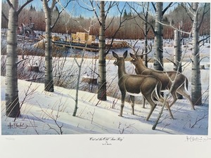 lot 10 image: Les C. Kouba Signed Print Out at the Old Saw Rig Limited Edition